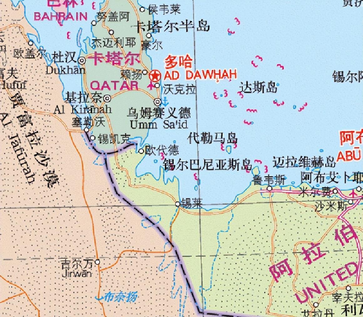 开云网址-阿联酋和沙特阿拉伯交换领土，不再和卡塔尔接壤